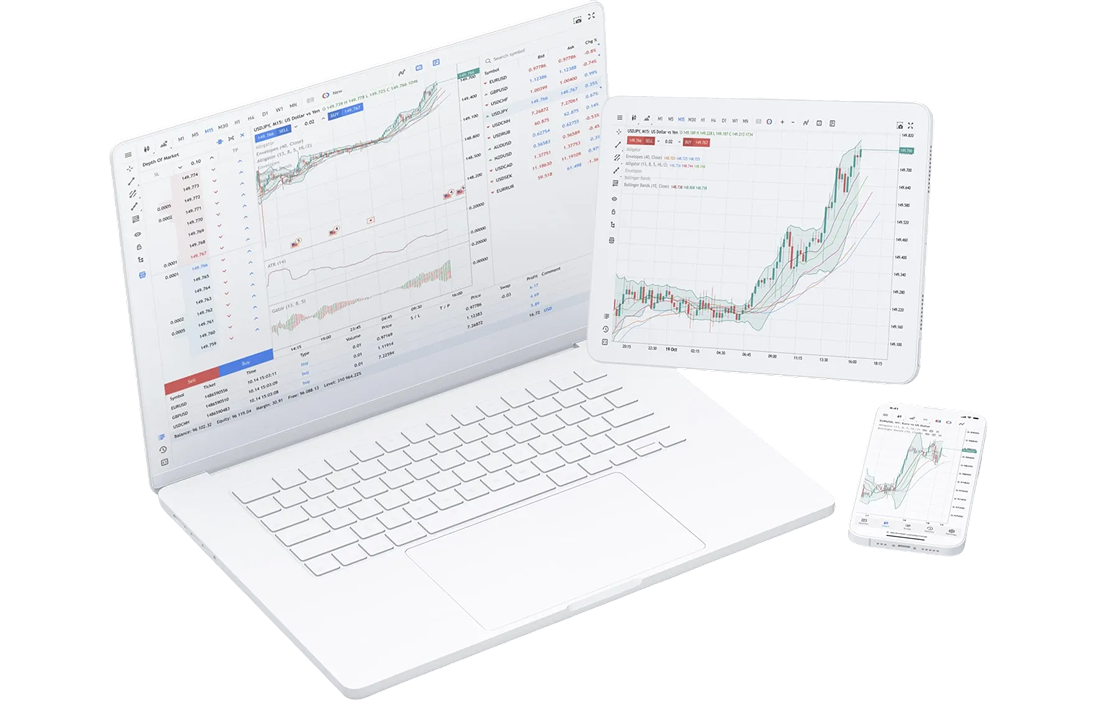 MT5 trading screens